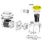 Pentair Cam and Ramp Clamp 350090 diagram, OEM part for Superflo Pump, available at Discount Pool Mart DPM.