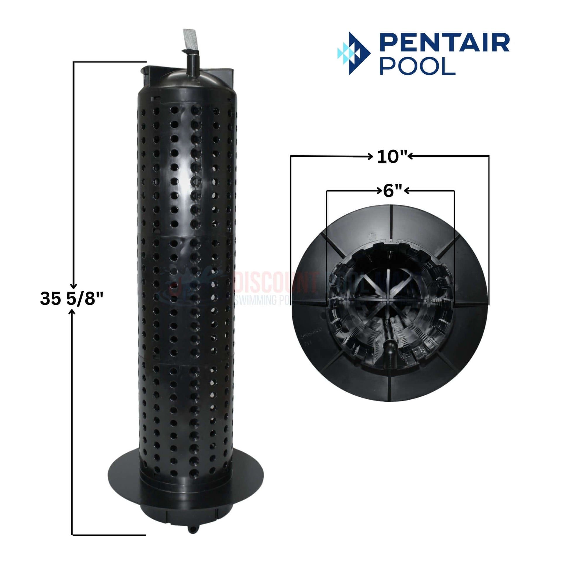 Pentair Pool Center Core for Clean and Clear Filters 59053800, 10" x 6", 35 5/8" height, Discount Pool Mart DPM.