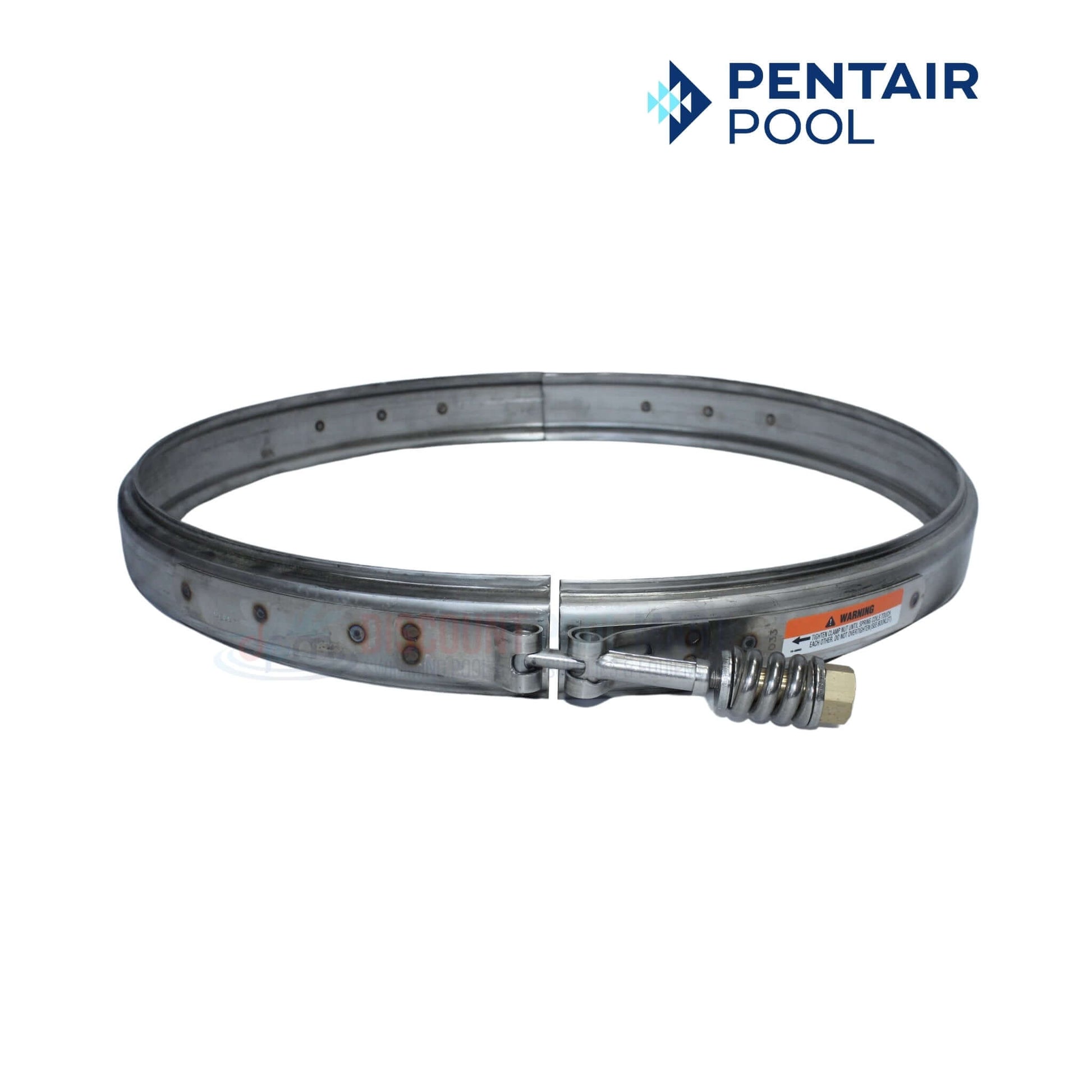 Pentair Clamp Band Assembly 195351 for FNS Filters at Discount Pool Mart DPM, durable and easy to install.
