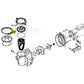 Pentair Clamp Knob parts diagram for Purex and WhisperFlo pumps, Model 071136Z from Discount Pool Mart DPM.