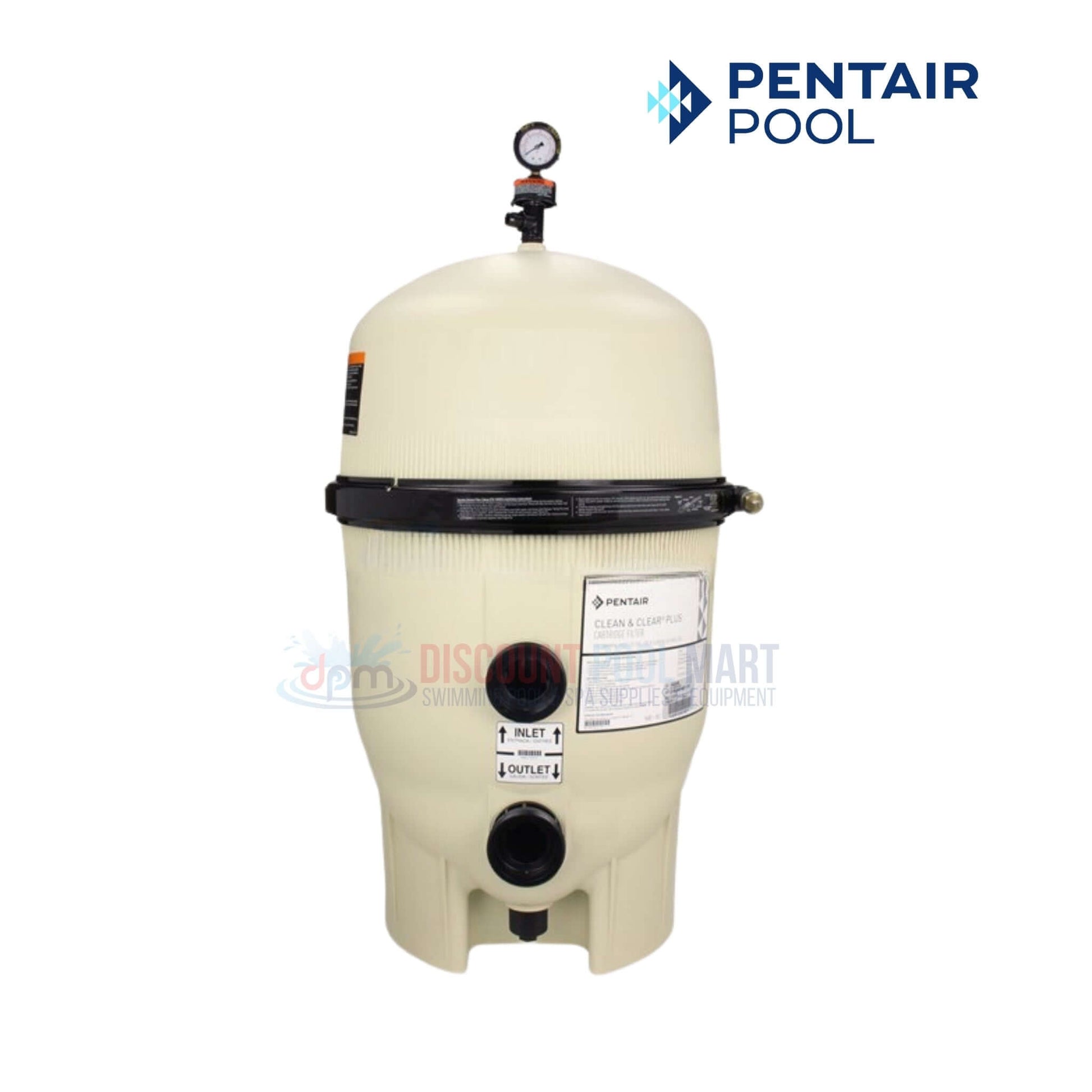Pentair Clean & Clear Plus Cartridge Filter 160340 from Discount Pool Mart, 320 sq ft water filtration system.