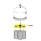 Pentair Clean & Clear Plus Filter Top Manifold Assembly for Pool Filtration | SKU 170027 | Discount Pool Mart DPM