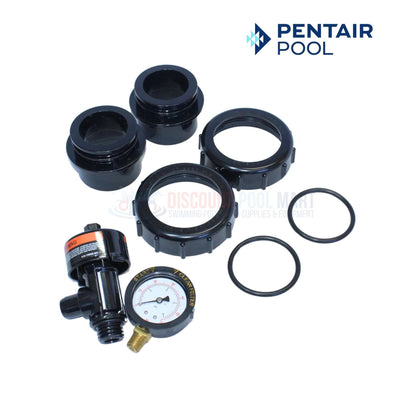 Pentair Complete Air Relief Valve and Union Adapter Kit from Discount Pool Mart DPM for efficient pool operation.