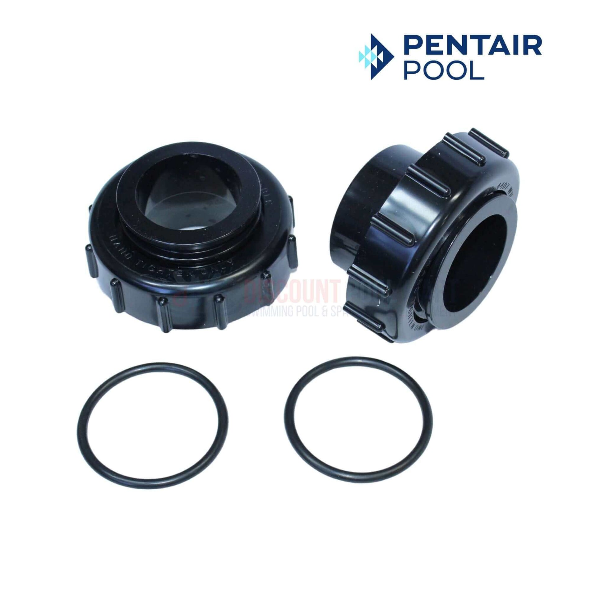 Pentair Complete Air Relief Valve and Union Adapter Kit by Discount Pool Mart DPM with O-rings for efficient pool systems.