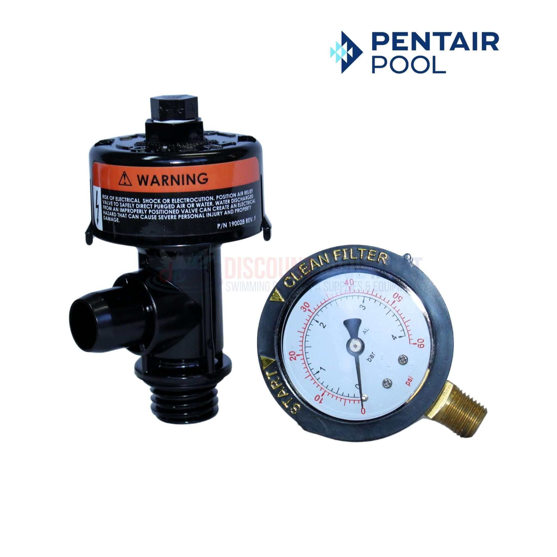 Pentair Complete Air Relief Valve and Union Adapter Kit from Discount Pool Mart DPM for efficient pool maintenance.