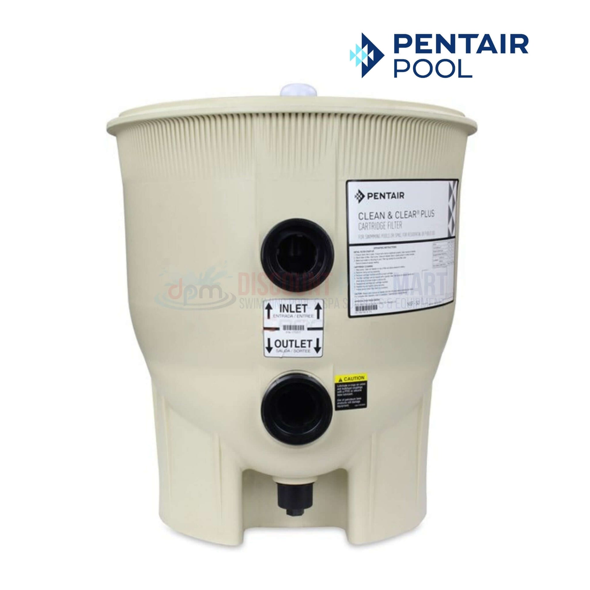 Pentair Clean and Clear Plus Filter Bottom Tank Assembly from Discount Pool Mart DPM, ideal for pool and spa filtration.