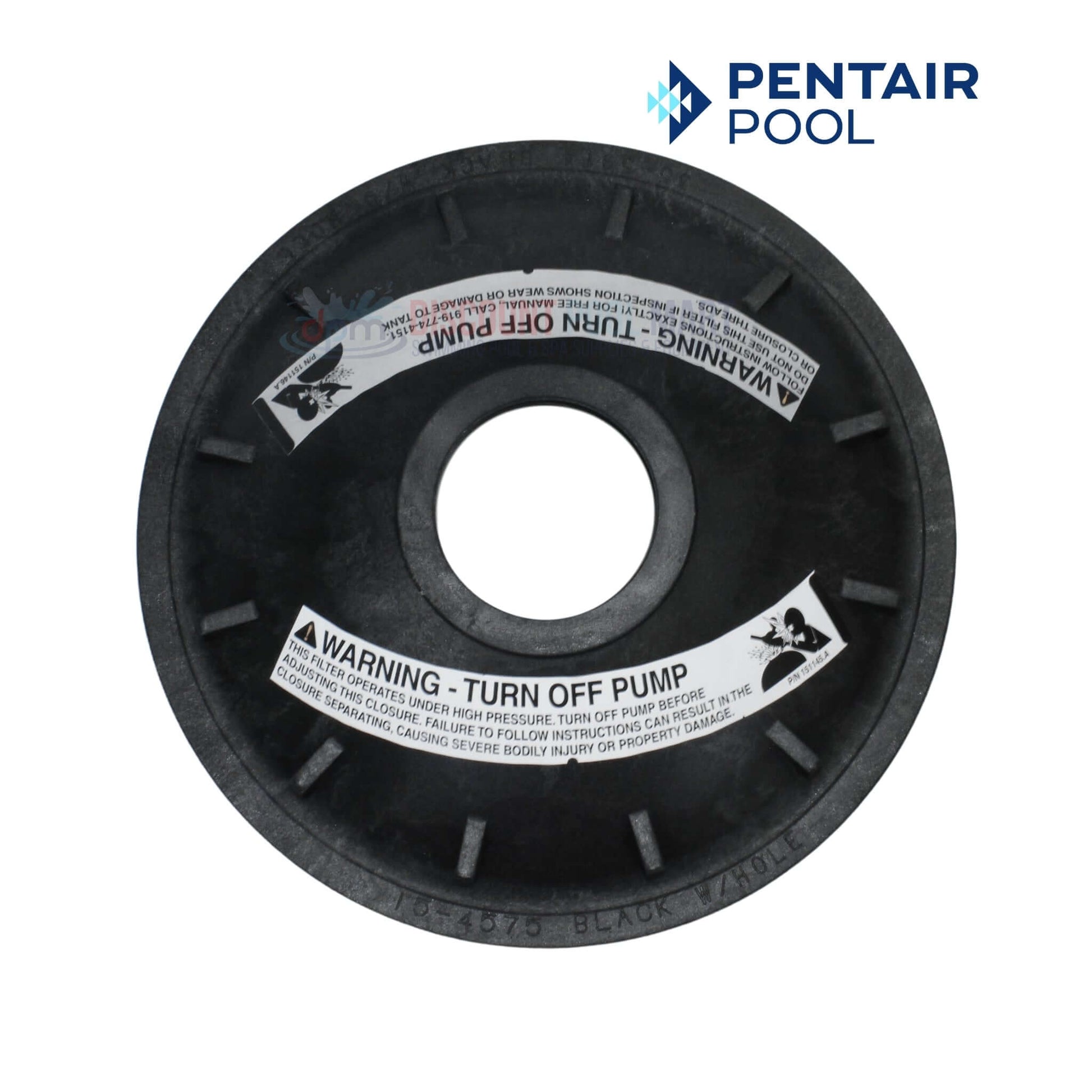 Pentair Closure Lid for Triton Filters, 8.5 inch, OEM part 154575, available at Discount Pool Mart (DPM).