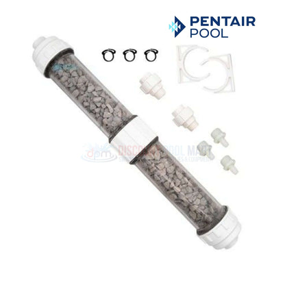 Pentair Condensate Neutralizer Cartridge Kit ETI 400 with fittings. Discount Pool Mart DPM product for pool heaters.