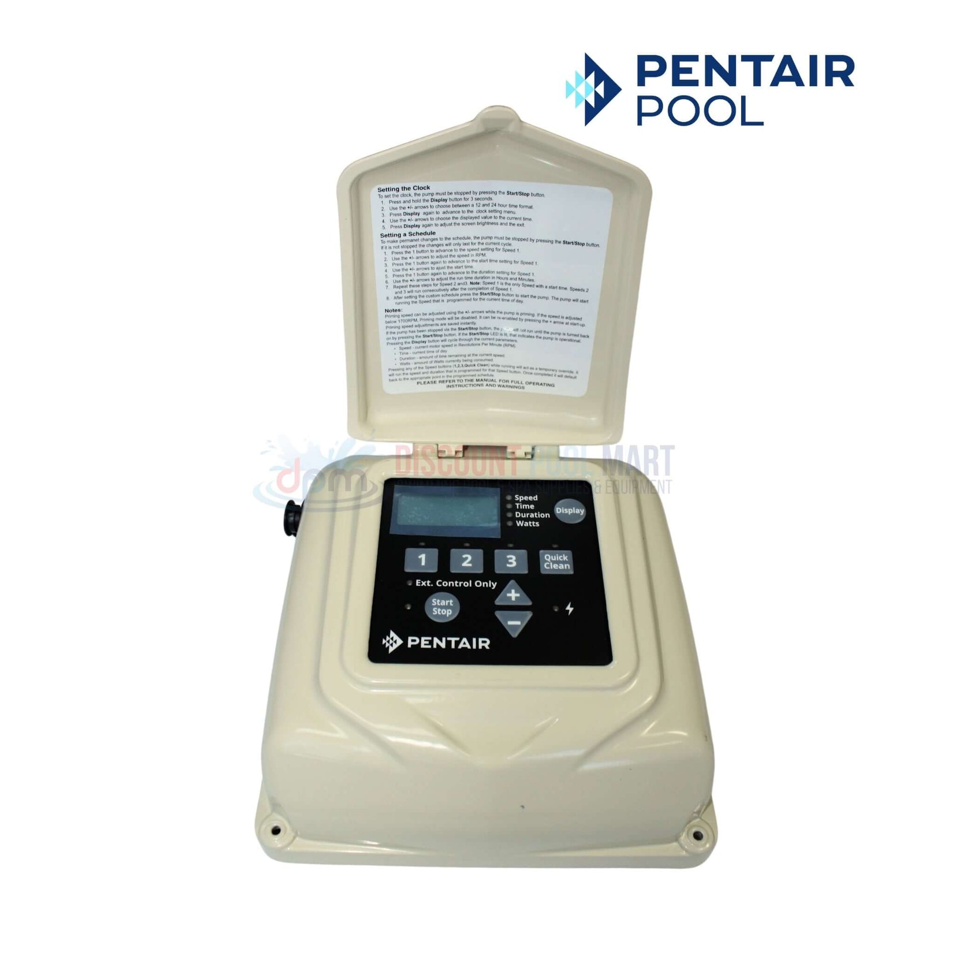 Pentair Drive Cover with Control Panel for SuperFlo VST Pumps 356278 - Discount Pool Mart DPM