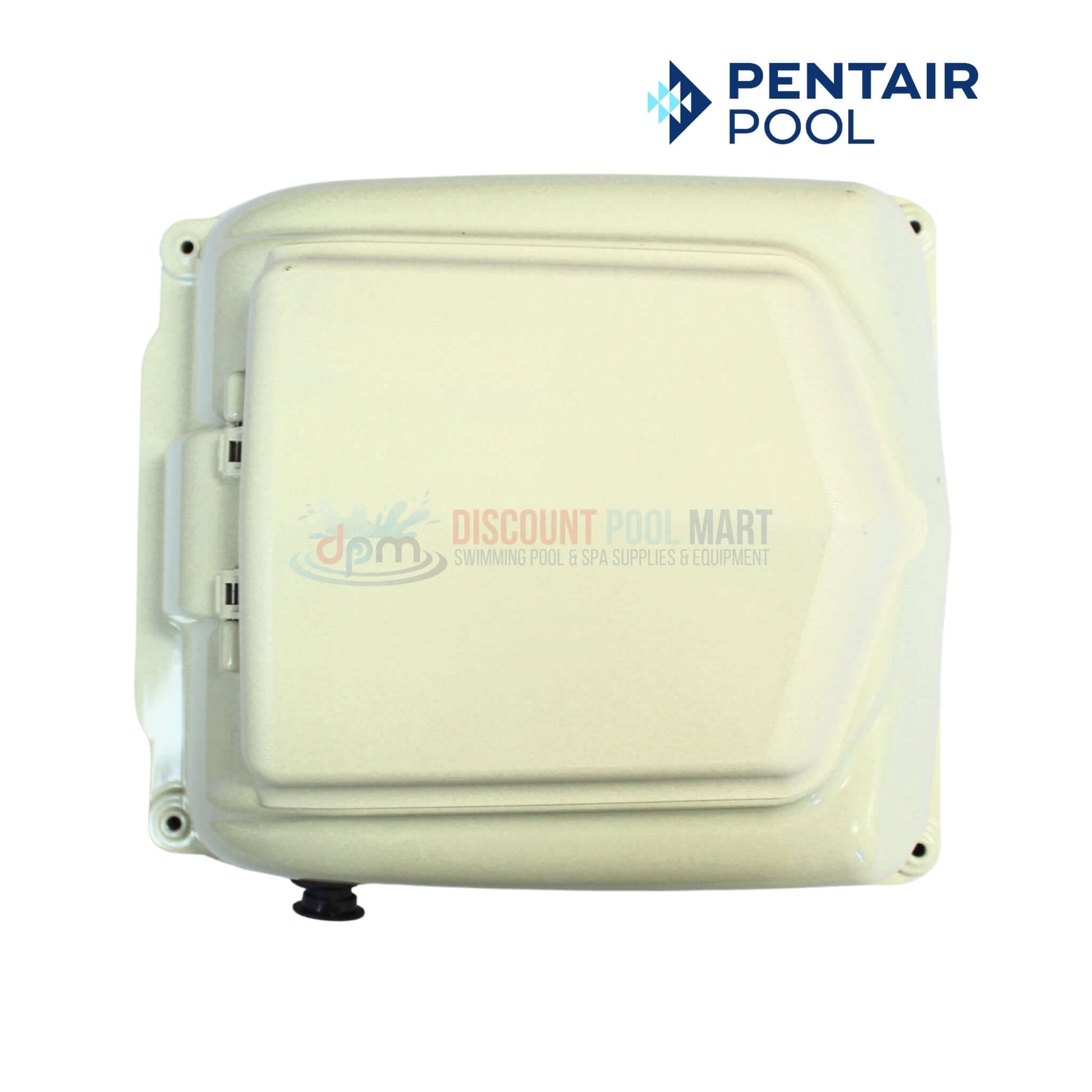 Pentair Drive Cover with Control Panel for SuperFlo VST Pumps 356278 from Discount Pool Mart DPM, almond-colored.