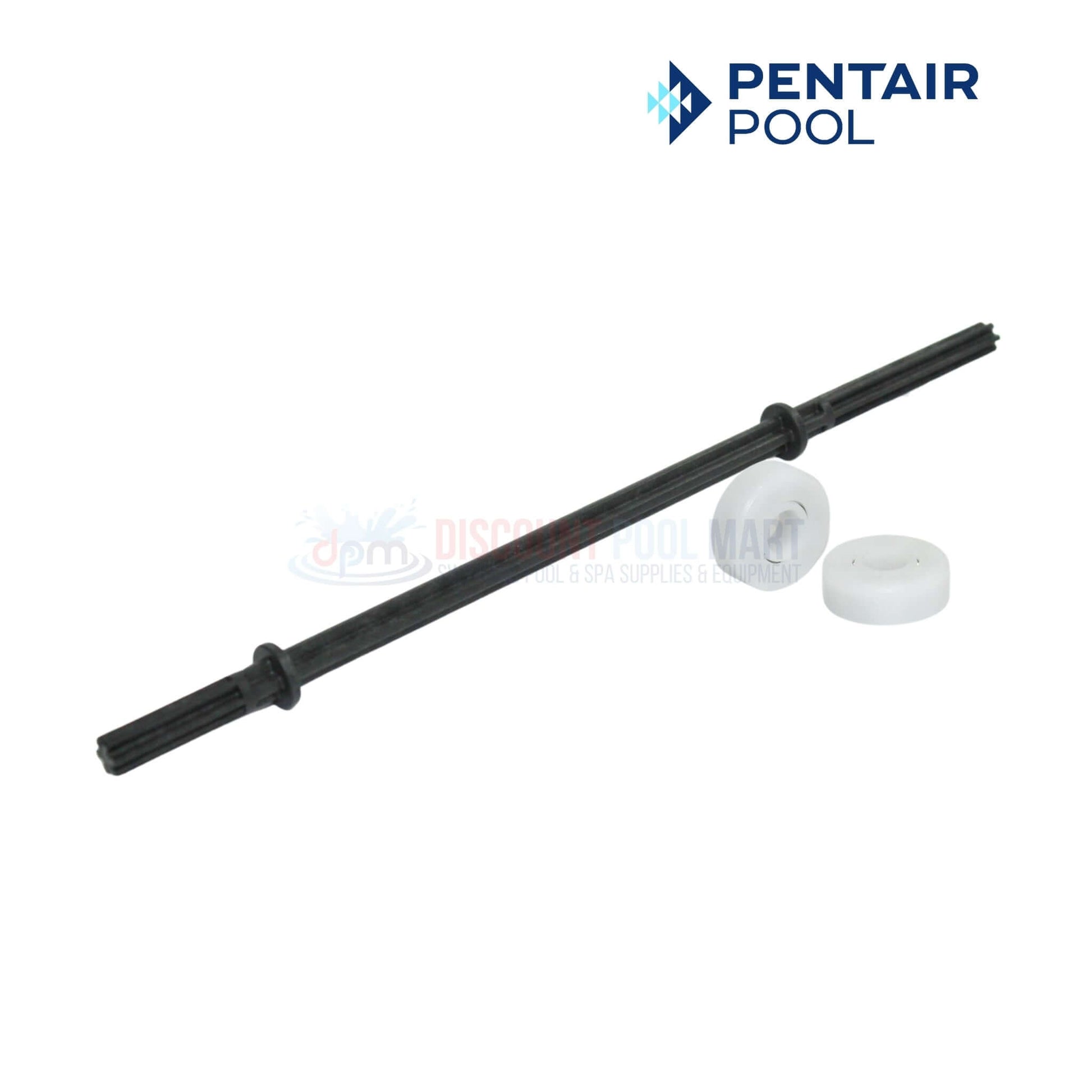 Pentair Drive Shaft Kit for Racer Cleaners 360253 from Discount Pool Mart DPM, includes shaft and bearings.