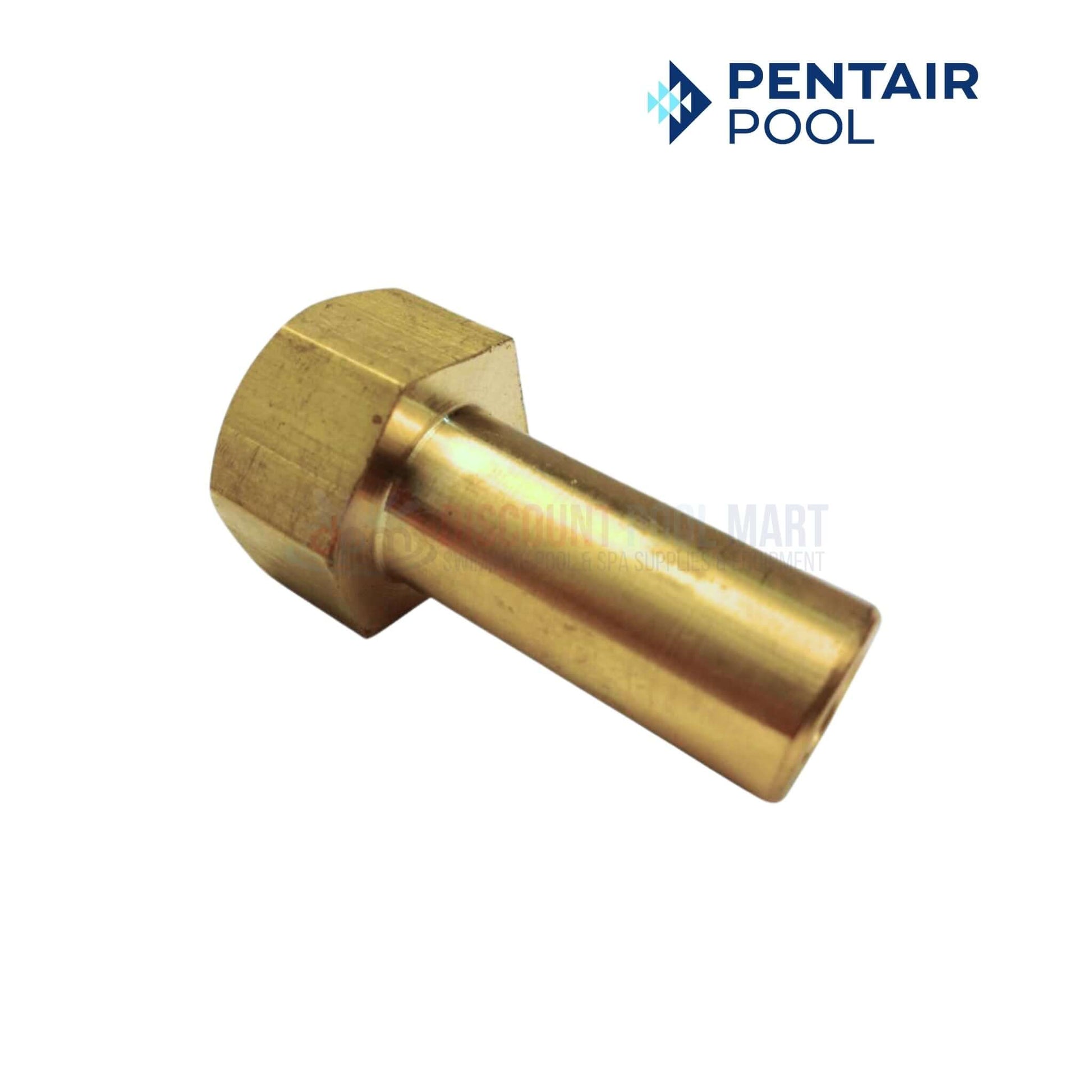 Pentair FNS Machined Nut, brass design, for filter clamp assembly. Available at Discount Pool Mart DPM.