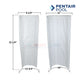 Pentair FNS Plus 180009 filtration grids set from Discount Pool Mart DPM, dimensions shown for optimal installation.