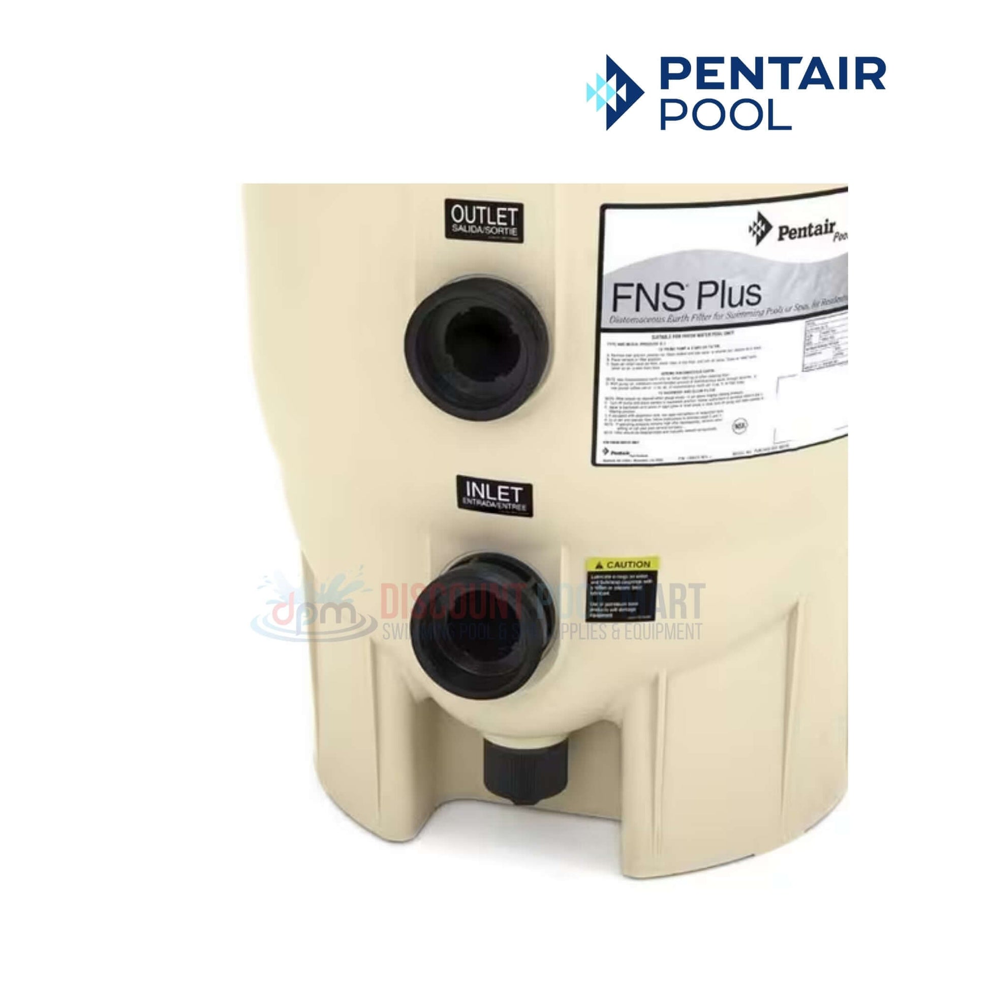 Pentair FNS Plus DE Filter 180009, 60 sq ft filtration system from Discount Pool Mart DPM for clean pool water.