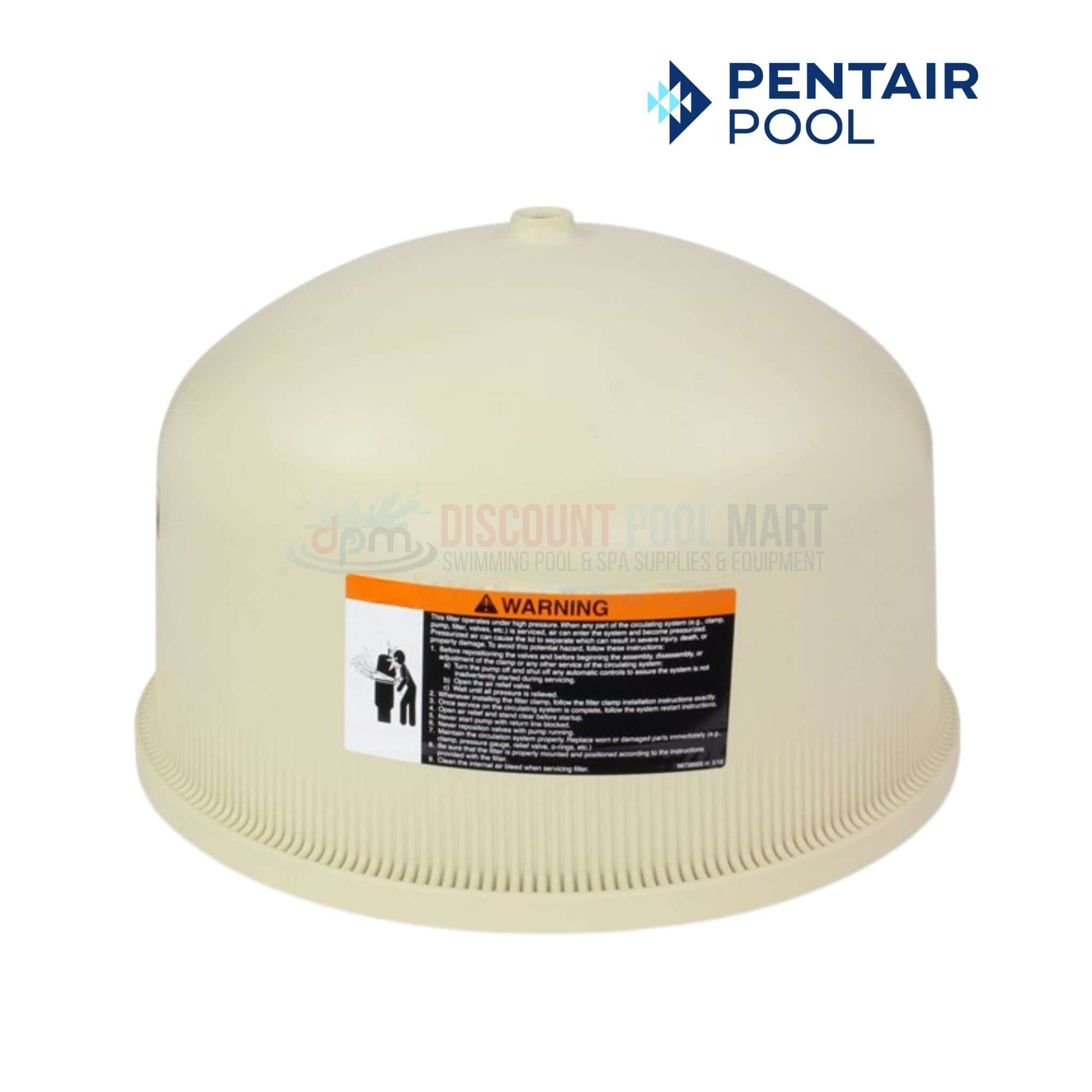 Pentair FNS Plus filter lid assembly from Discount Pool Mart DPM, ensuring optimal pool filtration performance.