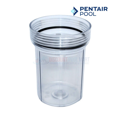 Pentair Flow Cell Jar 754000340 for AK1200 IntelliChem by Discount Pool Mart, clear replacement for accurate water flow.