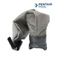 Pentair gray debris bag with snap lock for pool cleaners, available at Discount Pool Mart (DPM) for easy cleaning.