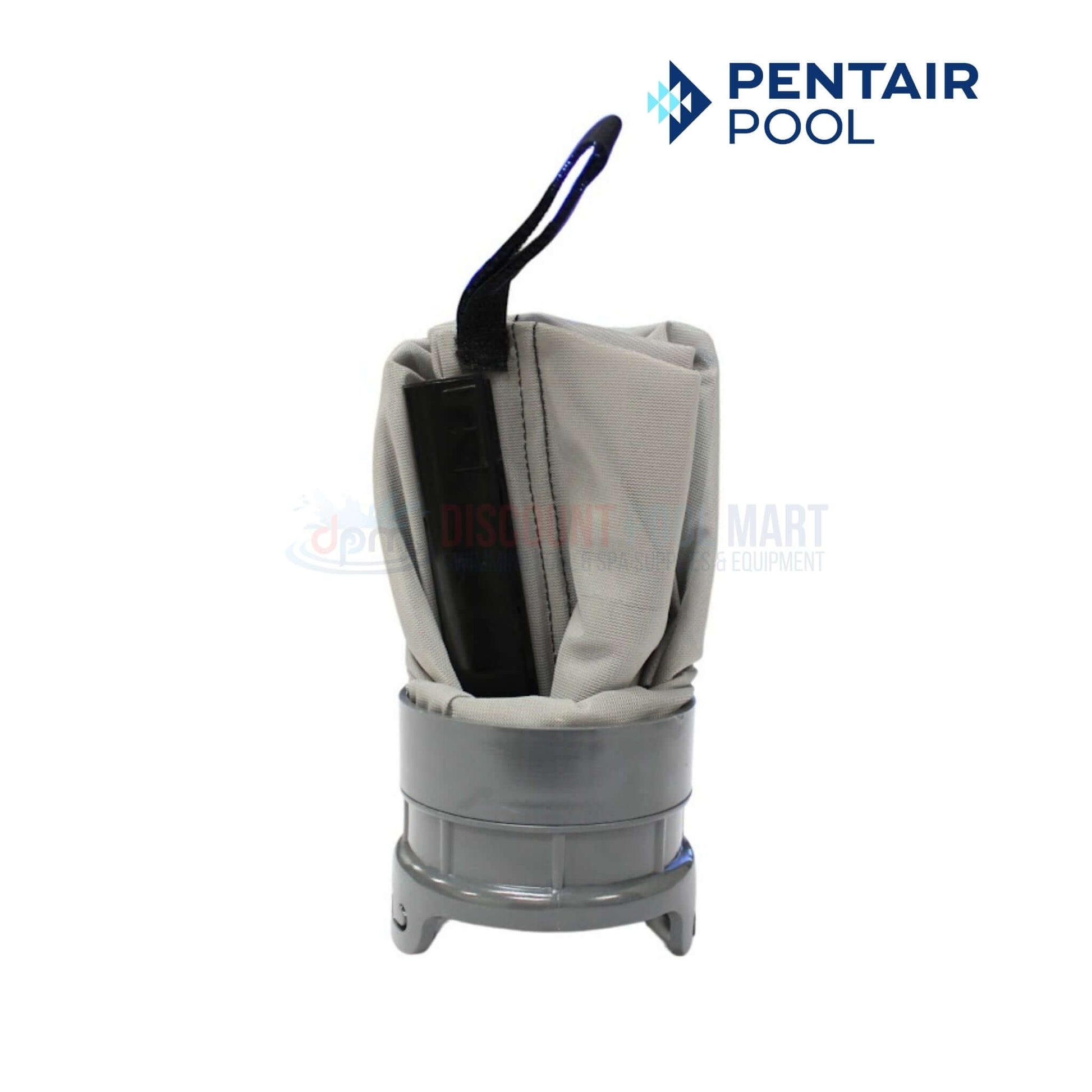 Pentair gray debris bag with snaplock for pool cleaners, available at Discount Pool Mart DPM, ensuring easy cleaning.