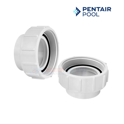 Pentair Half Union Adapter set of 2, 2-inch slip tailpieces for pool heaters from Discount Pool Mart DPM.