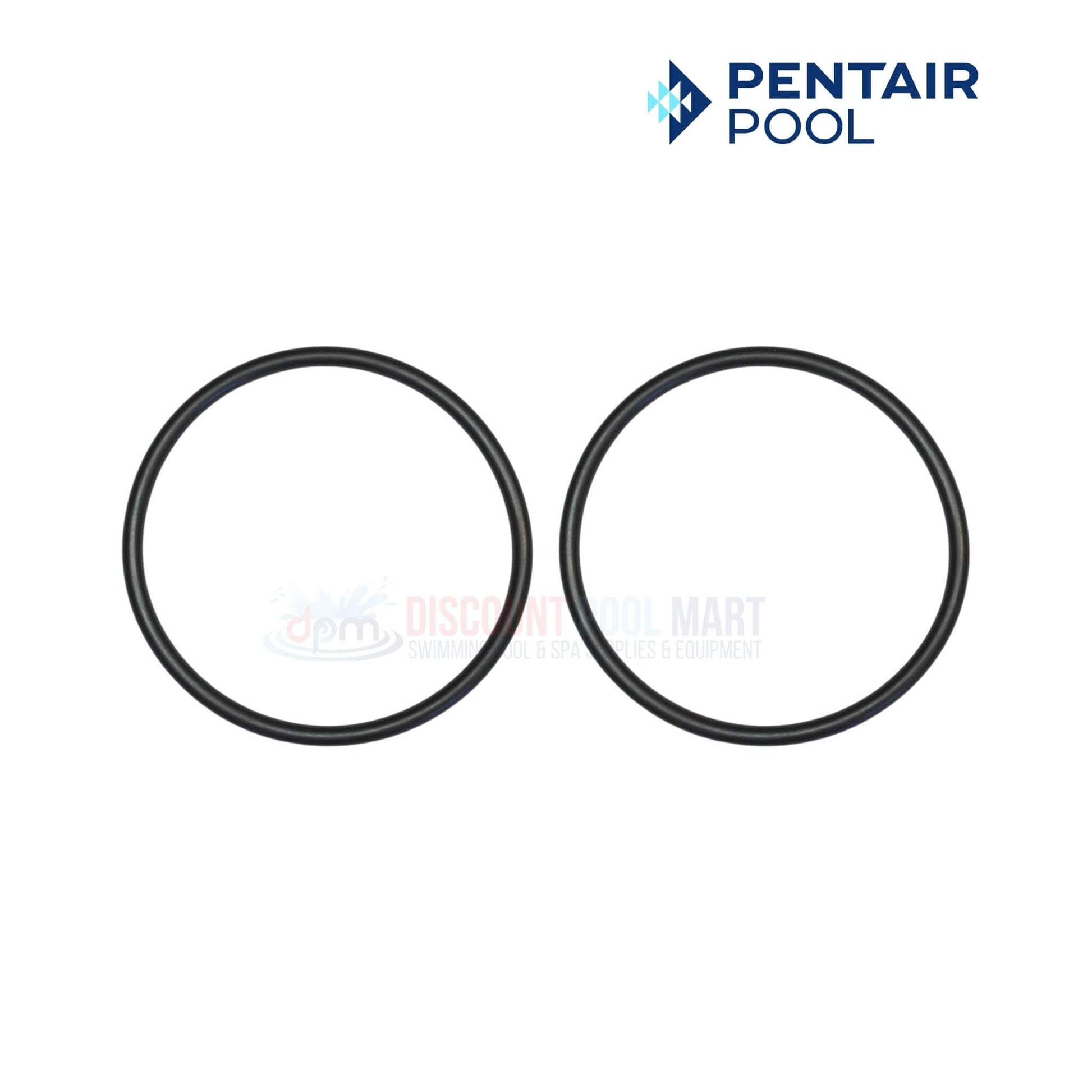 Pentair Half Union Adapter Set of 2 O-rings for MasterTemp Heaters from Discount Pool Mart DPM, black, durable replacement parts.