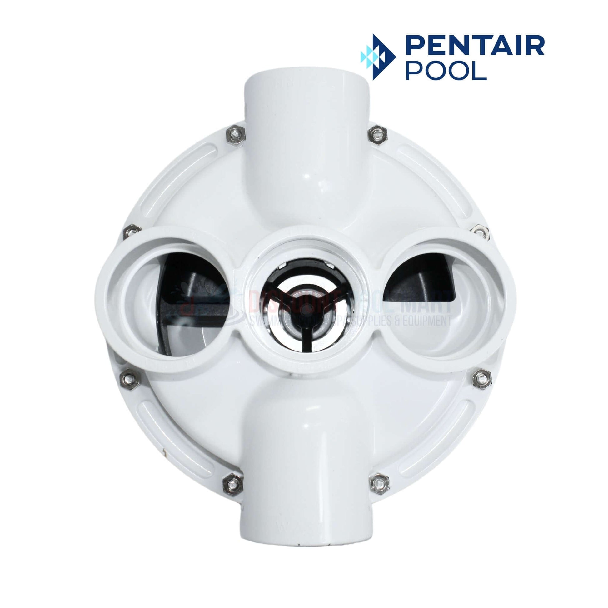 Pentair HiFlow Multiport Valve 261049 for FNS Plus Filters 2-inch at Discount Pool Mart DPM, efficient pool maintenance solution.