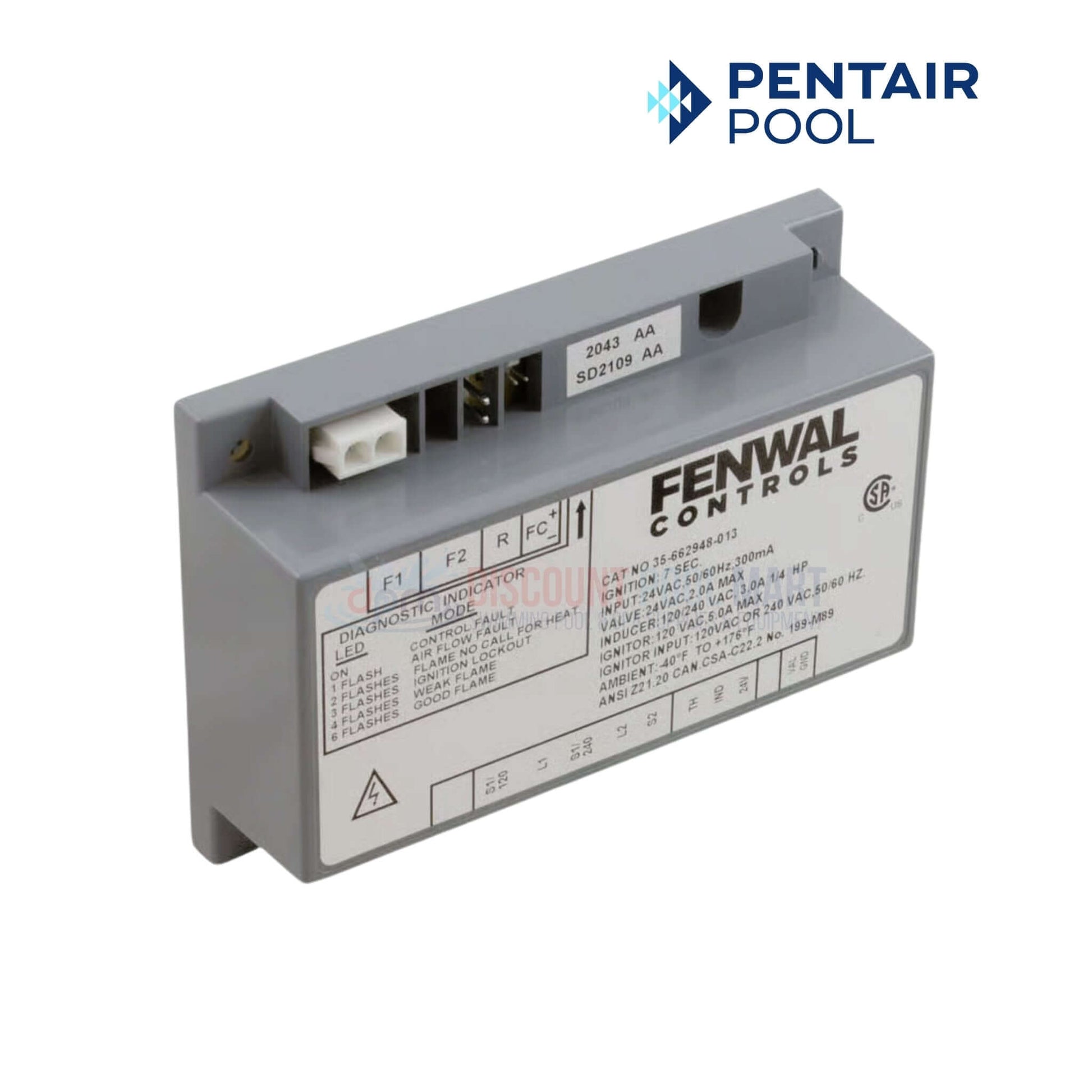 Pentair Ignition Control Module 476223 for MasterTemp Max-E-Therm Heaters at Discount Pool Mart DPM