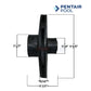 Pentair Impeller 355604 for Challenger Pumps, 2HP-2.5HP, from Discount Pool Mart DPM, showing detailed dimensions.