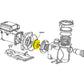 Illustration of Pentair impeller for Challenger pumps, part number 355187, showing components and assembly.