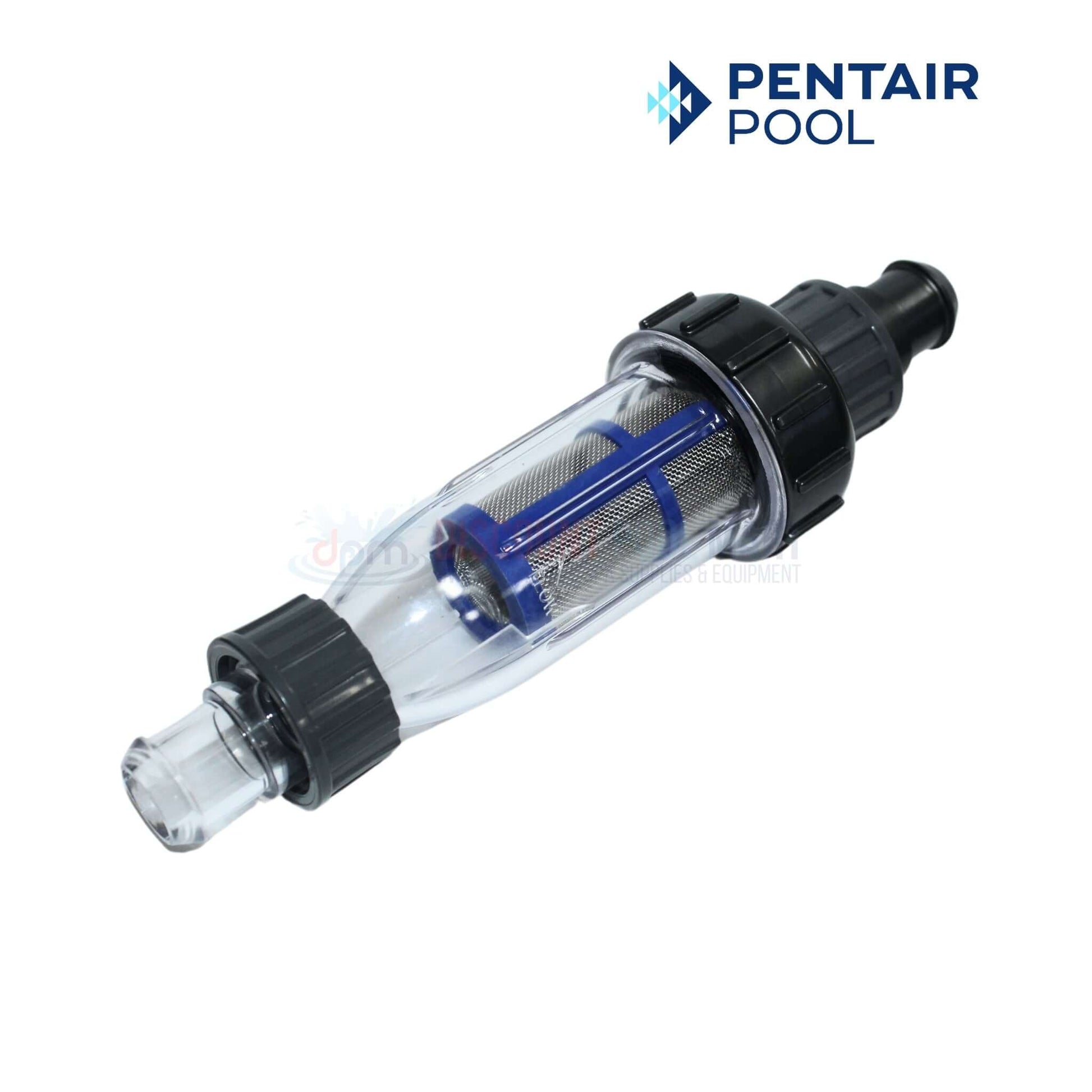 Pentair Inline Filter Assembly model 360392 for Racer Cleaners at Discount Pool Mart DPM. Enhances pool filtration.