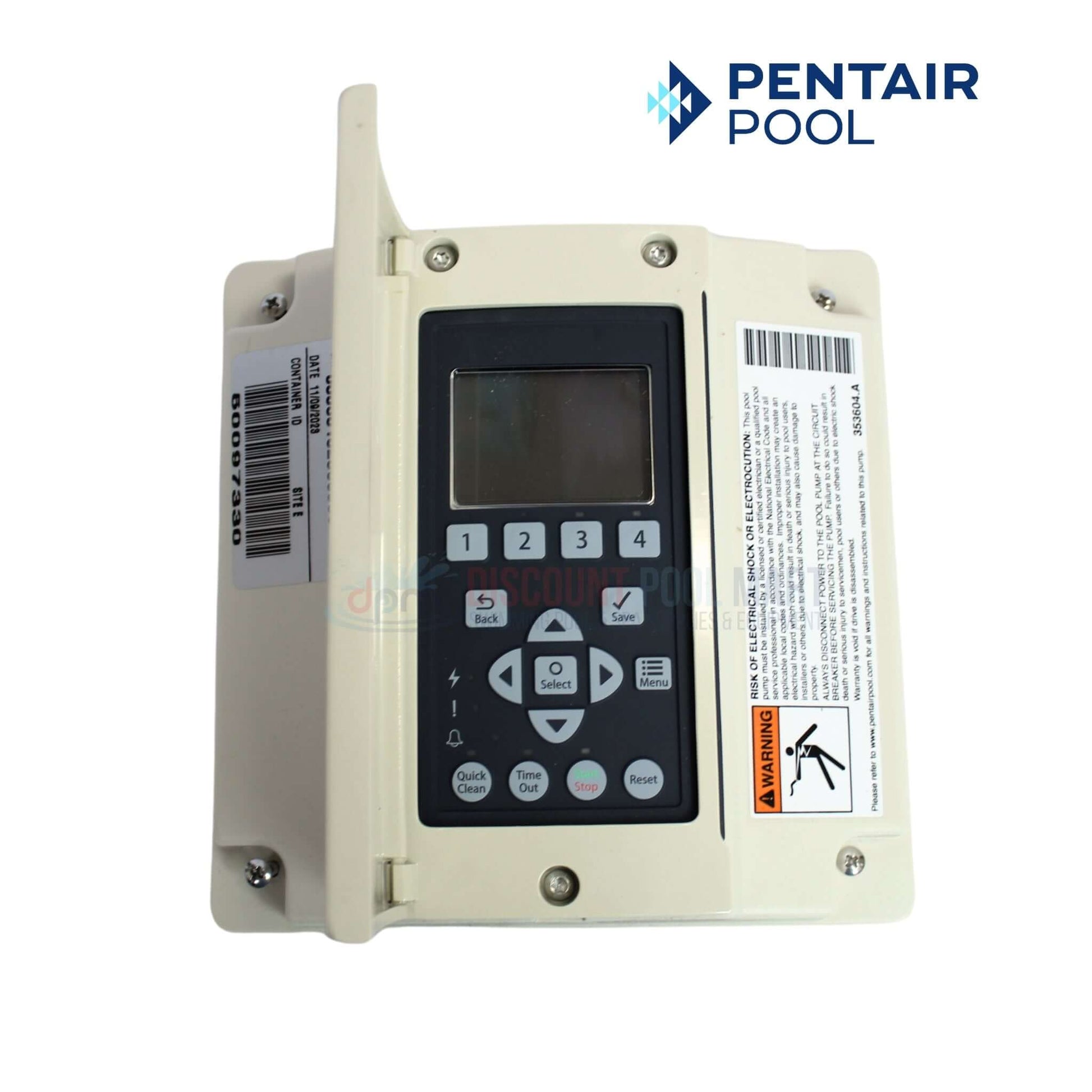Pentair Keypad Assembly for Intelliflo Pumps 357527Z from Discount Pool Mart DPM, perfect for pump control and performance.