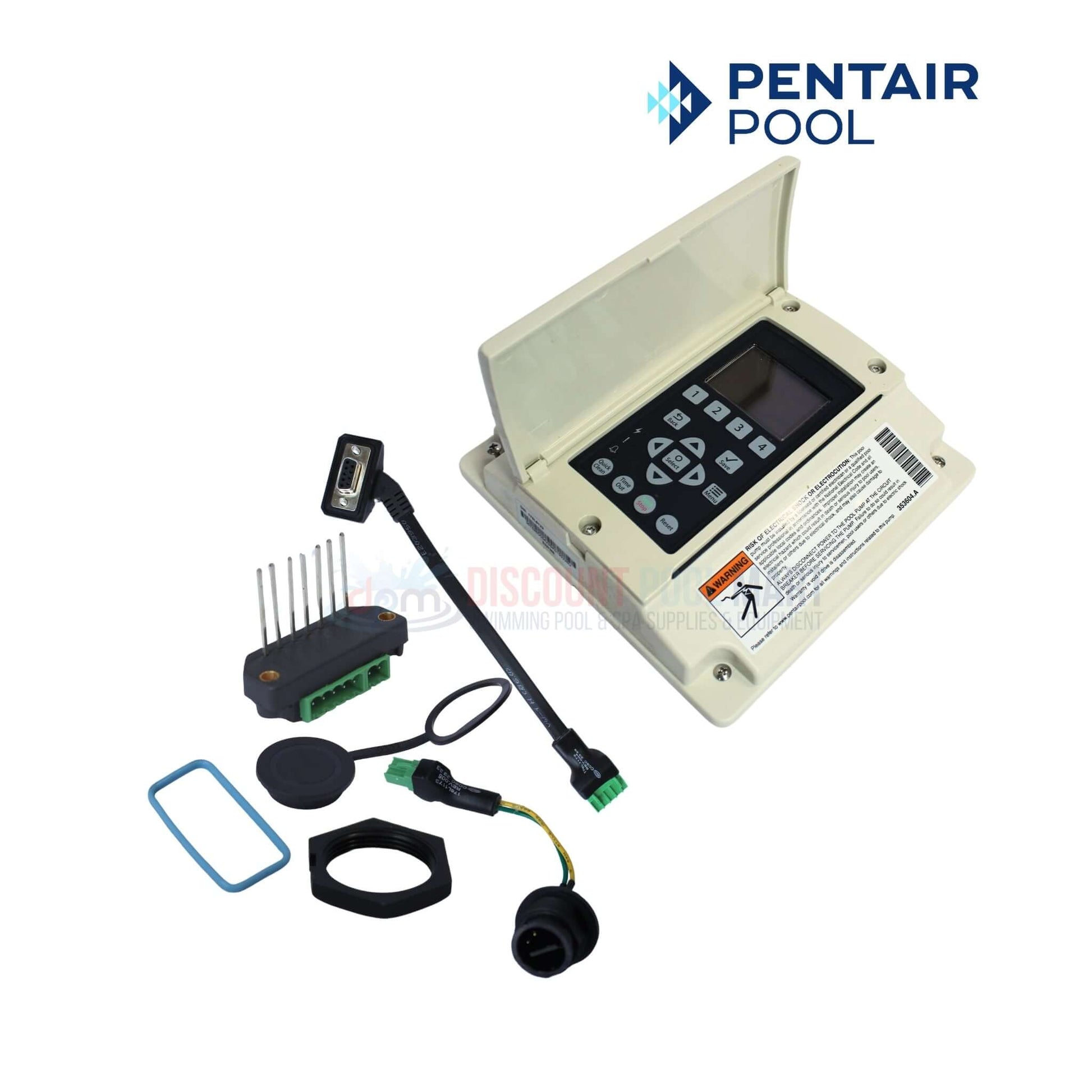 Pentair Keypad Assembly for Intelliflo Pumps 357527Z, essential for pool pump control - Discount Pool Mart DPM