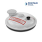 Pentair R172385D Lid Assembly for HC Series Automatic Feeders by Discount Pool Mart DPM. Durable, leak-proof design.