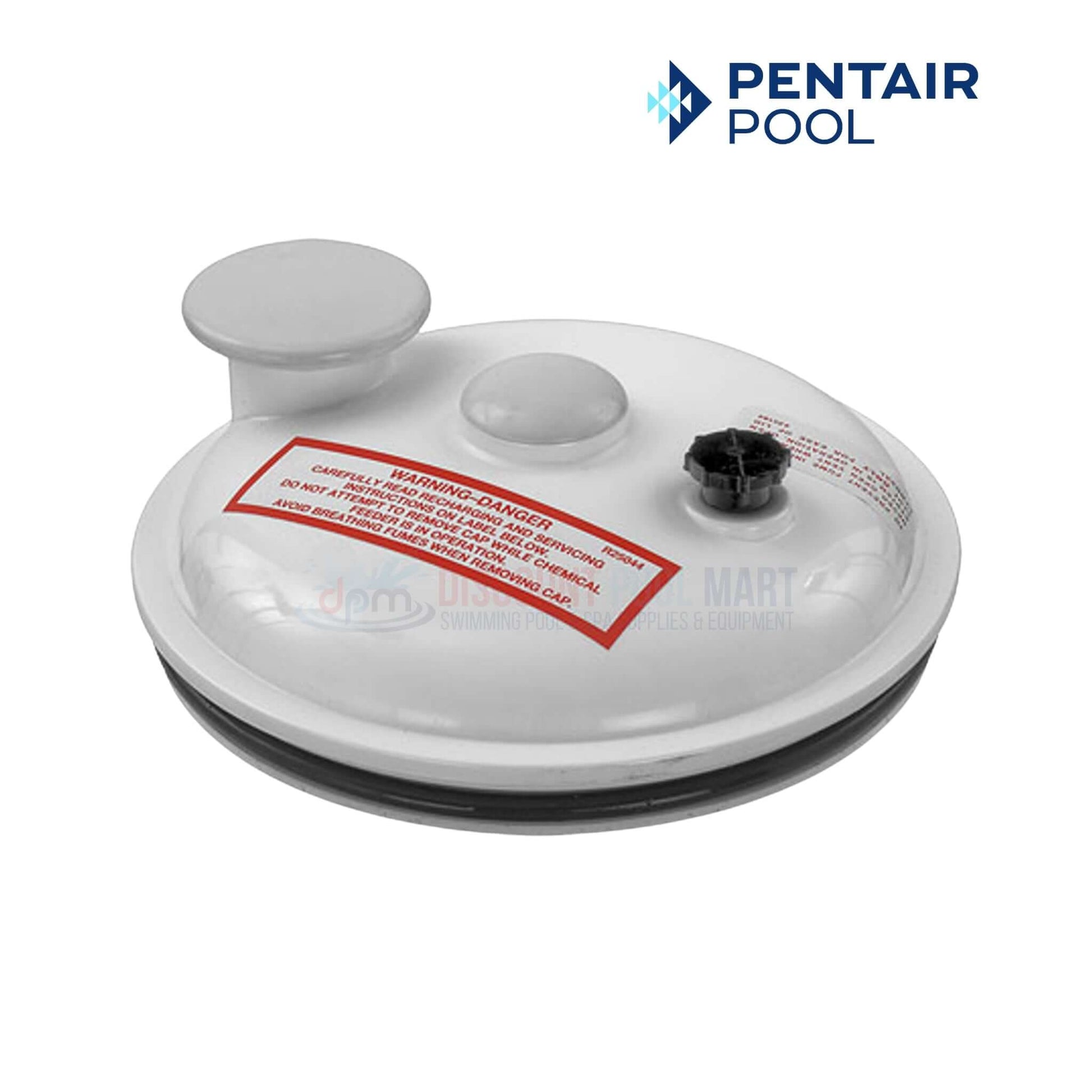 Pentair R172385D Lid Assembly for HC Series Automatic Feeders by Discount Pool Mart DPM. Durable, leak-proof design.
