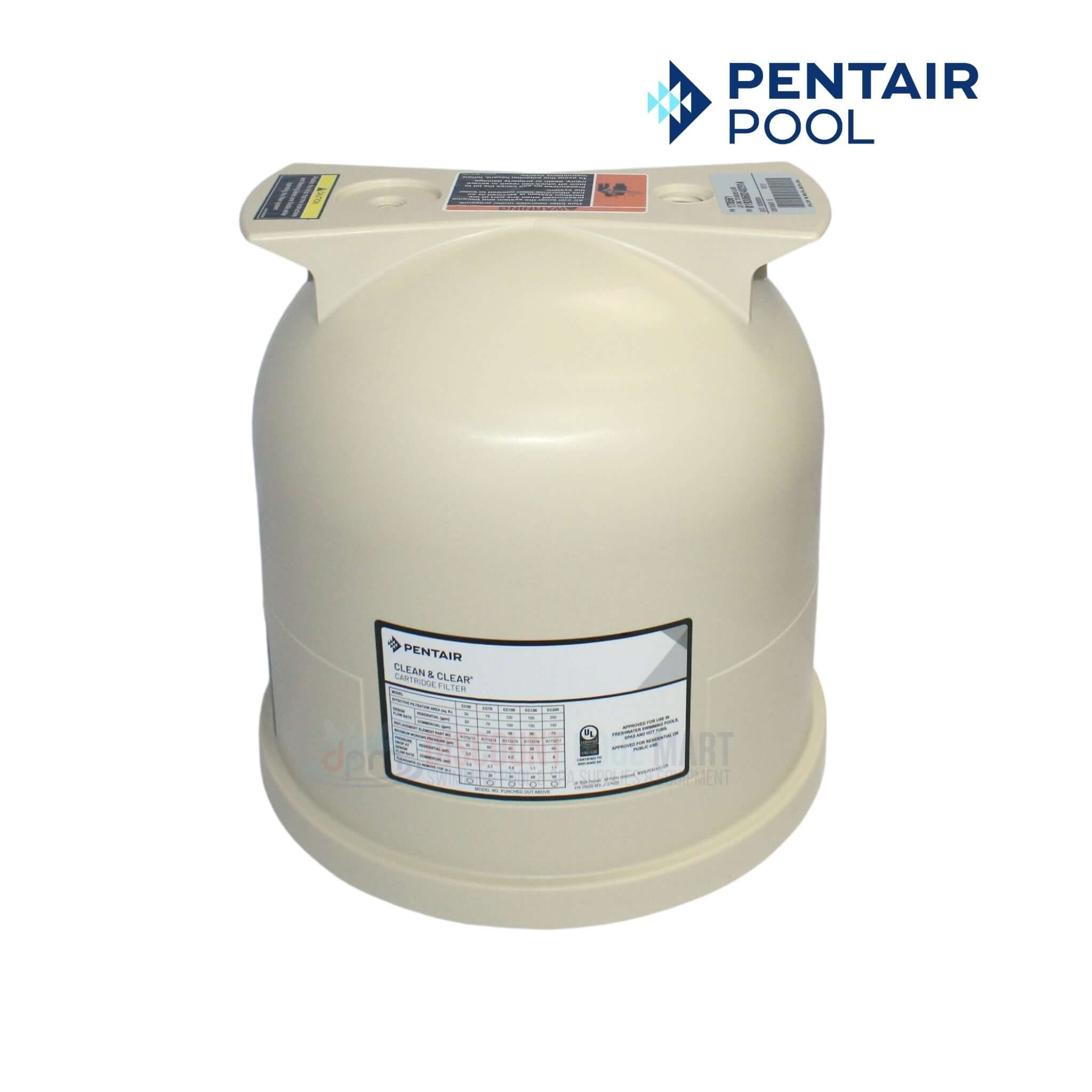 178561 | Pentair Lid For Clean and Clear 75 150 and 200 Filters