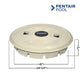Pentair Lid and Collar 08650-0159 for U-3 Skimmers, Tan, 10.5" wide, 2" tall - Discount Pool Mart DPM