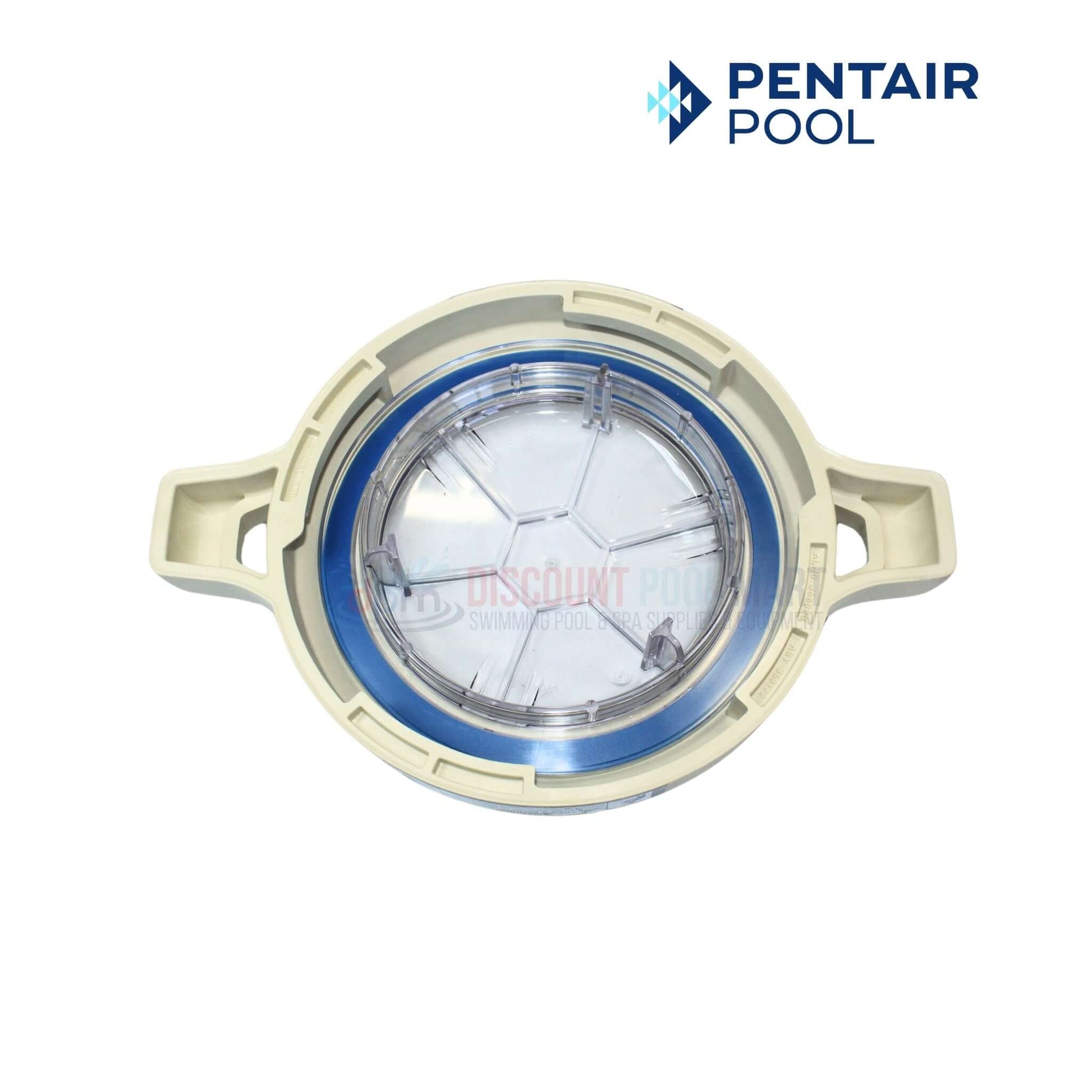 Pentair Lid and Locking Ring Assembly for IntelliFlo3 Pumps 356172Z by Discount Pool Mart DPM - Almond color, durable seal.