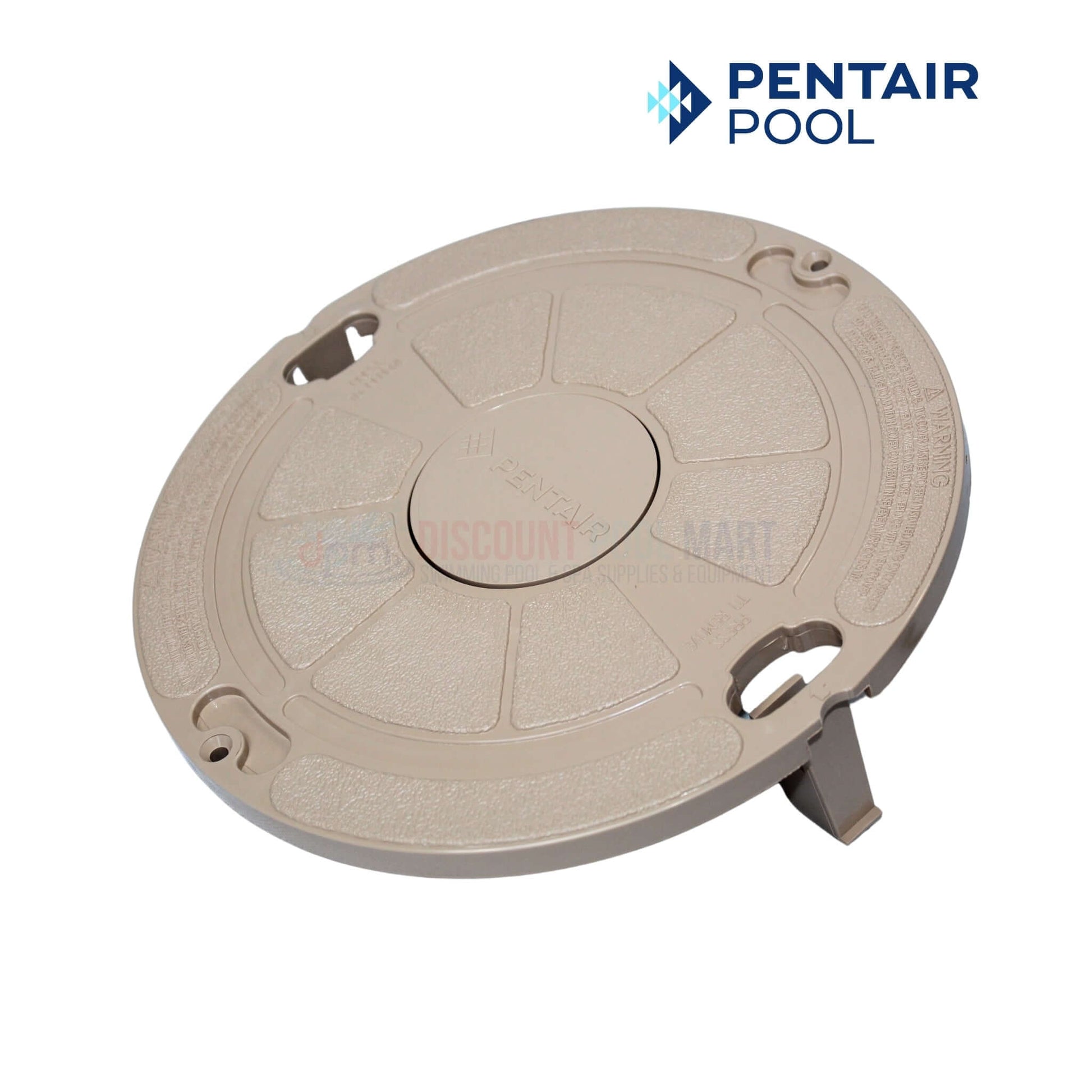 Pentair Lock Down Lid for Admiral Skimmers in tan, OEM part 85007430 from Discount Pool Mart DPM.
