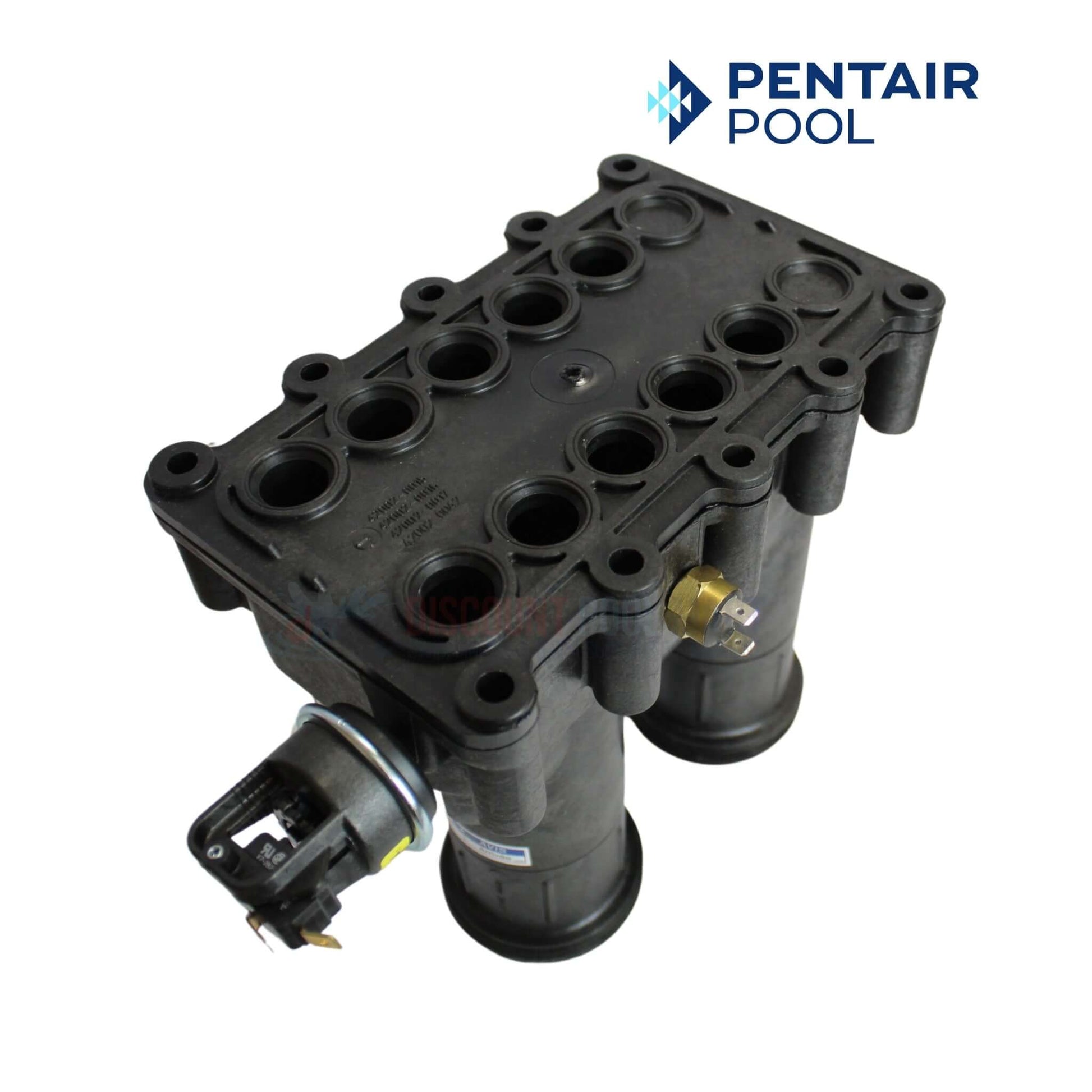 Pentair Manifold Kit for MasterTemp & Max-E-Therm 300 Heaters from Discount Pool Mart DPM, essential for water connections.