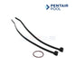 Pentair OEM parts including zip ties and O-ring for pool maintenance at Discount Pool Mart DPM.
