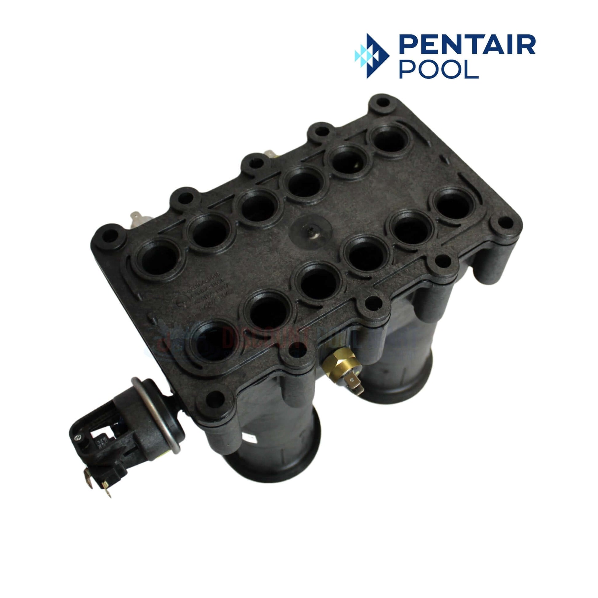 Pentair manifold kit for MasterTemp and Max-E-Therm 400 heaters from Discount Pool Mart DPM, crucial for water connections.