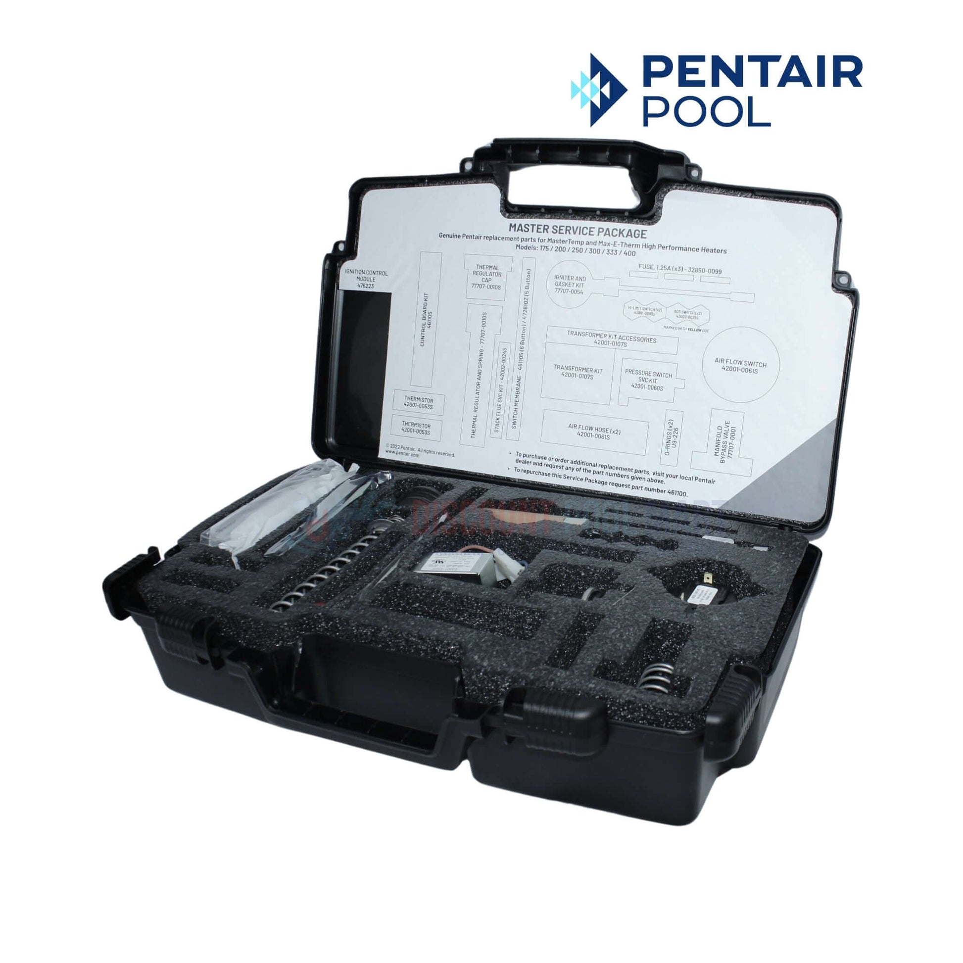 Pentair Master Service Package Repair Kit 461100 for MasterTemp & Max-E-Therm at Discount Pool Mart DPM