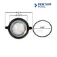 Pentair Max-E-Pro Pump Lid Assembly dimensions, 11 x 5 7/8 inches for DPM Discount Pool Mart.