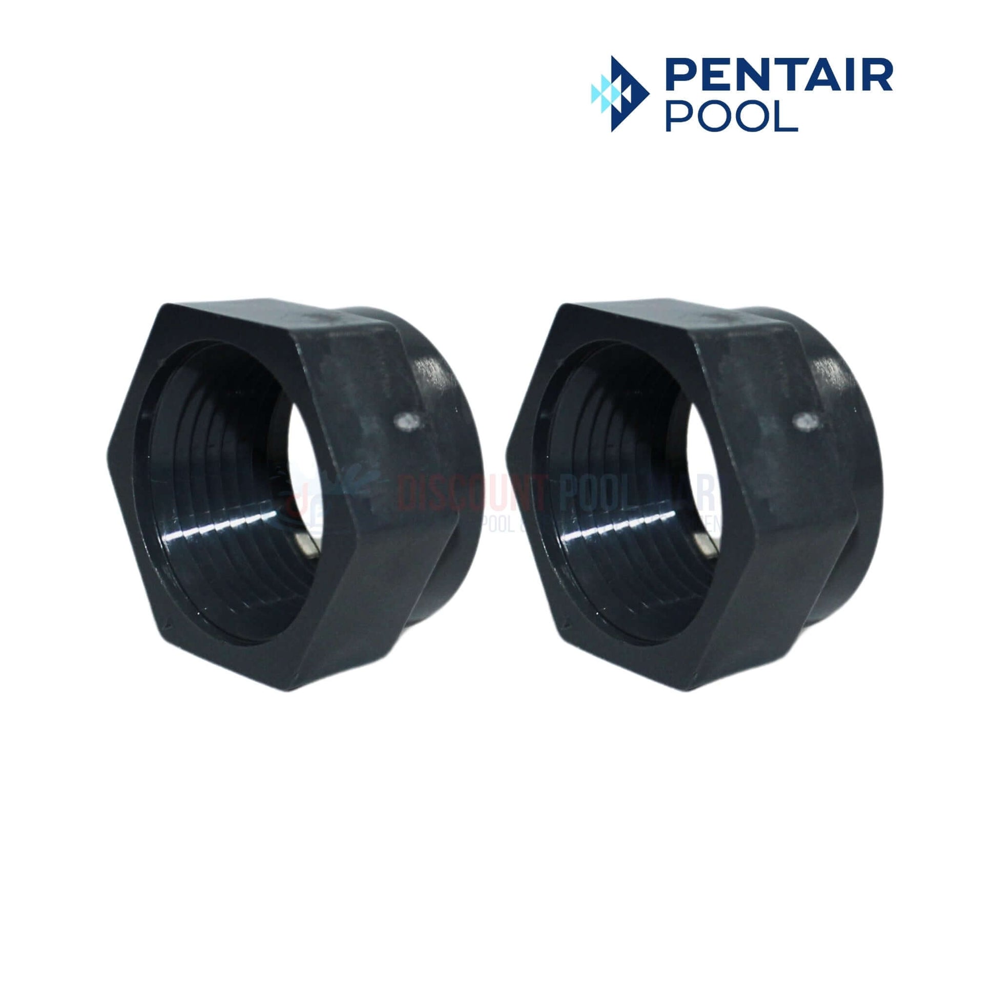 Pentair Mender Nut for Legend & Platinum Cleaners, 2 Pack, Gray, OEM part from Discount Pool Mart (DPM)