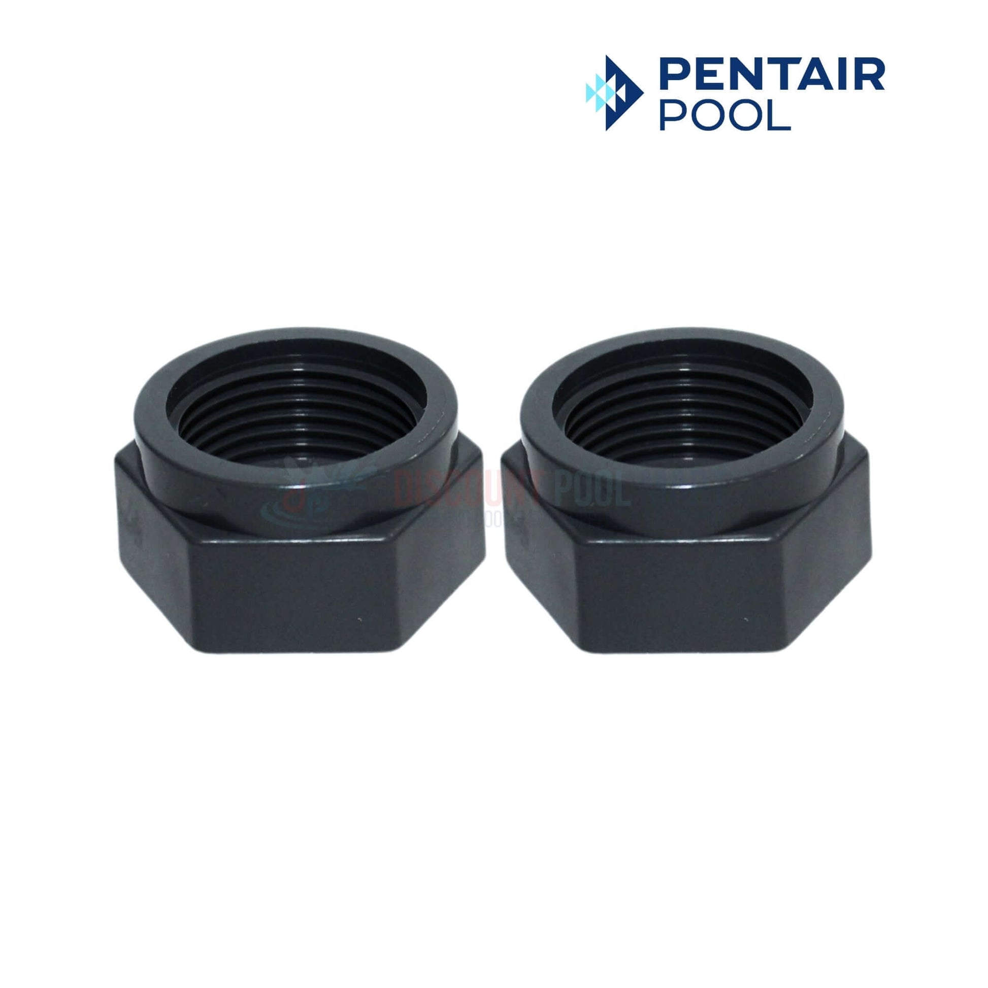 Pentair Mender Nut for Legend and Platinum Cleaners LLD15PM 2 Pack from Discount Pool Mart DPM, gray durable plastic.