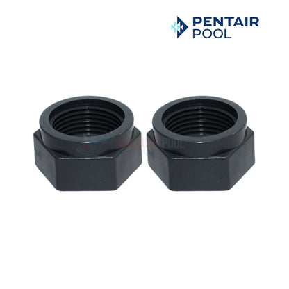 Pentair Mender Nut for Legend and Platinum Cleaners LLD15PM 2 Pack from Discount Pool Mart DPM, gray durable plastic.