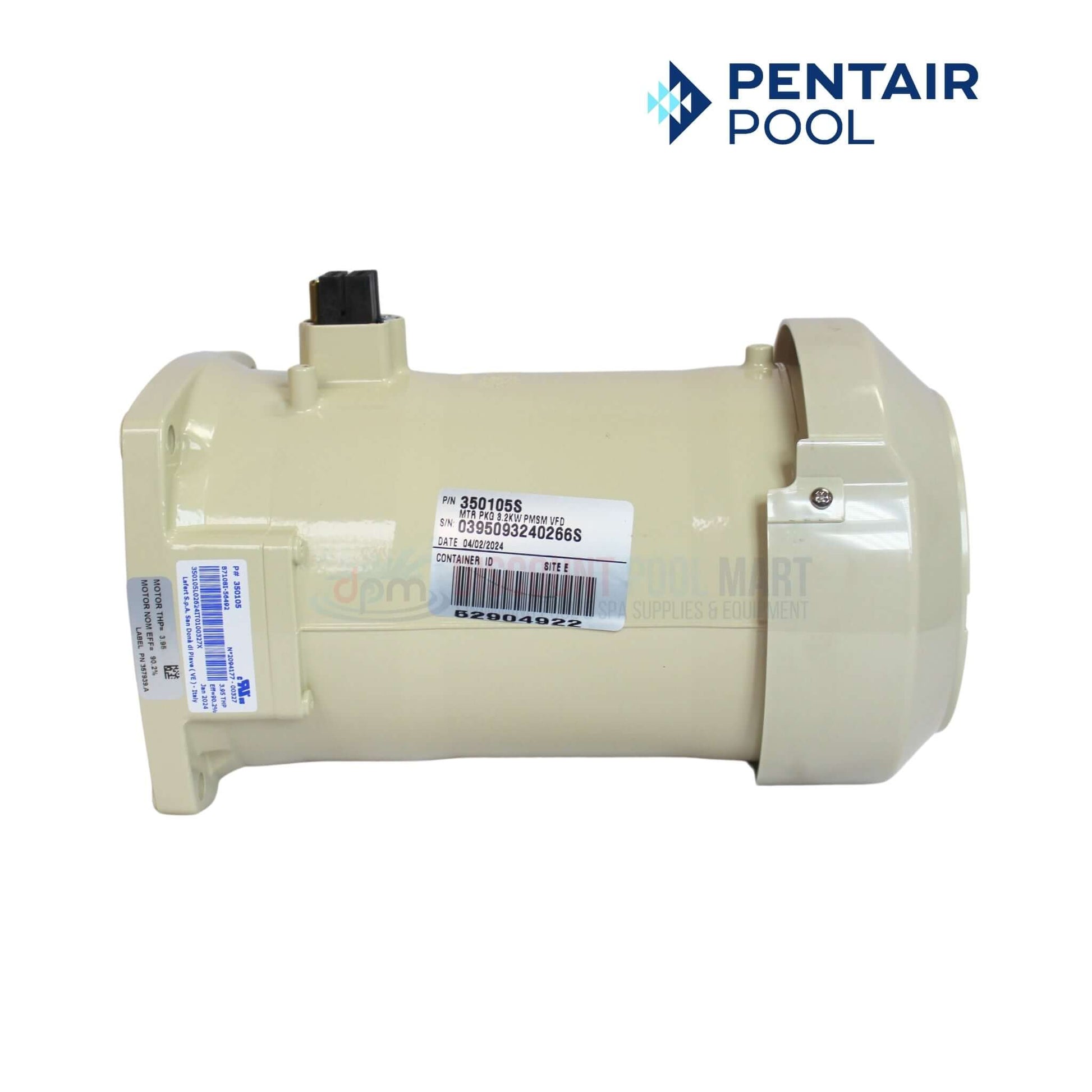 Pentair Motor Variable Speed for IntelliFlo 011018 compatible with various models. Available at Discount Pool Mart DPM.