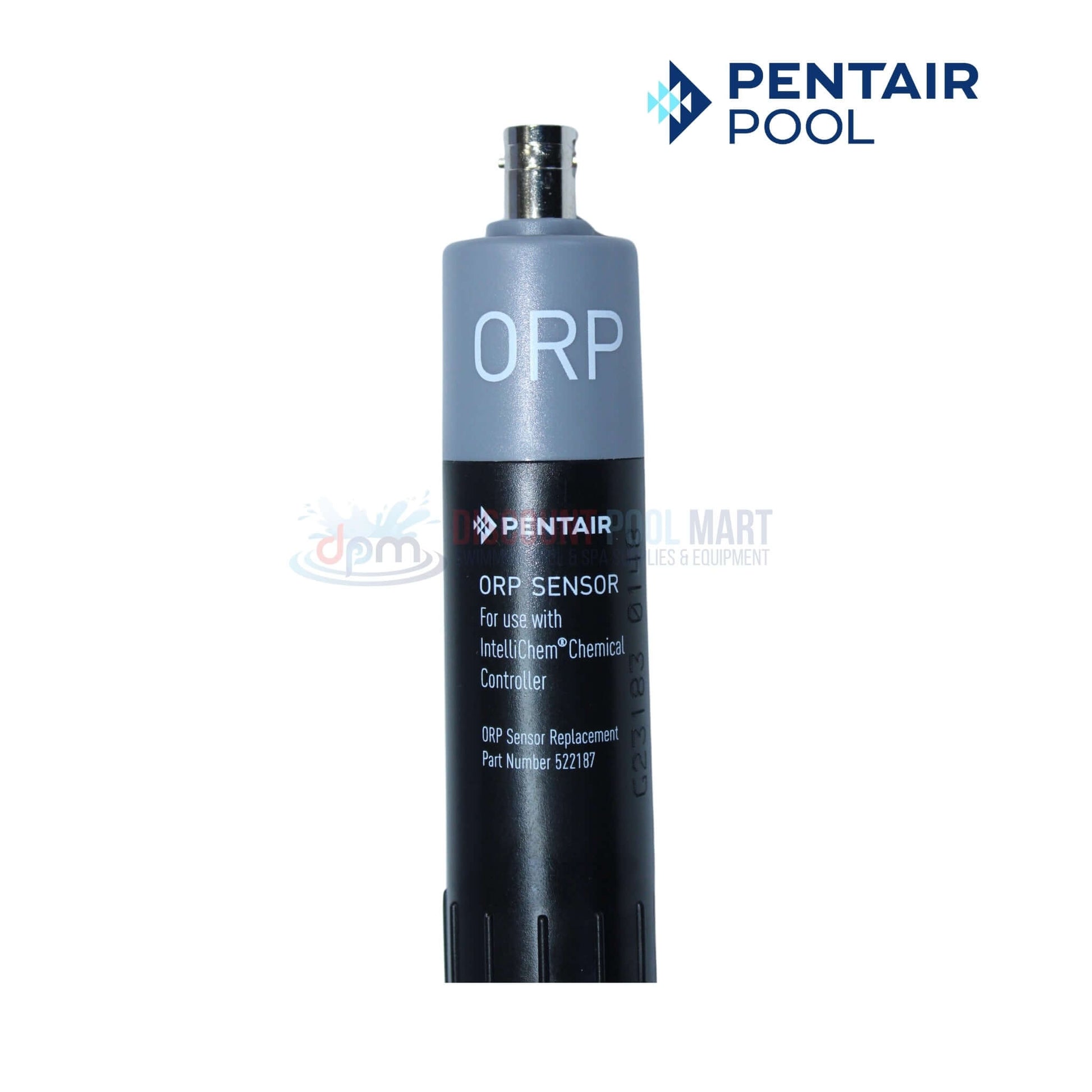 Pentair ORP Sensor for IntelliChem, part 522187, from Discount Pool Mart DPM for optimal pool sanitation.