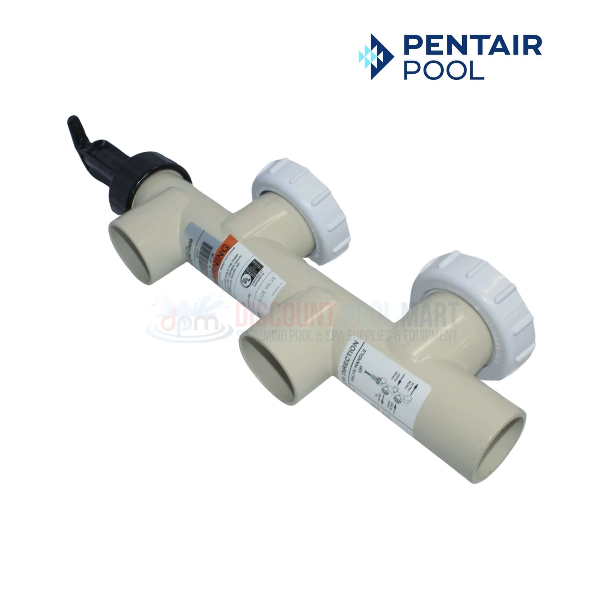 Pentair PVC Push Pull Slide Valve for FNS Plus and Quad DE Filters, model 263064, at Discount Pool Mart DPM.
