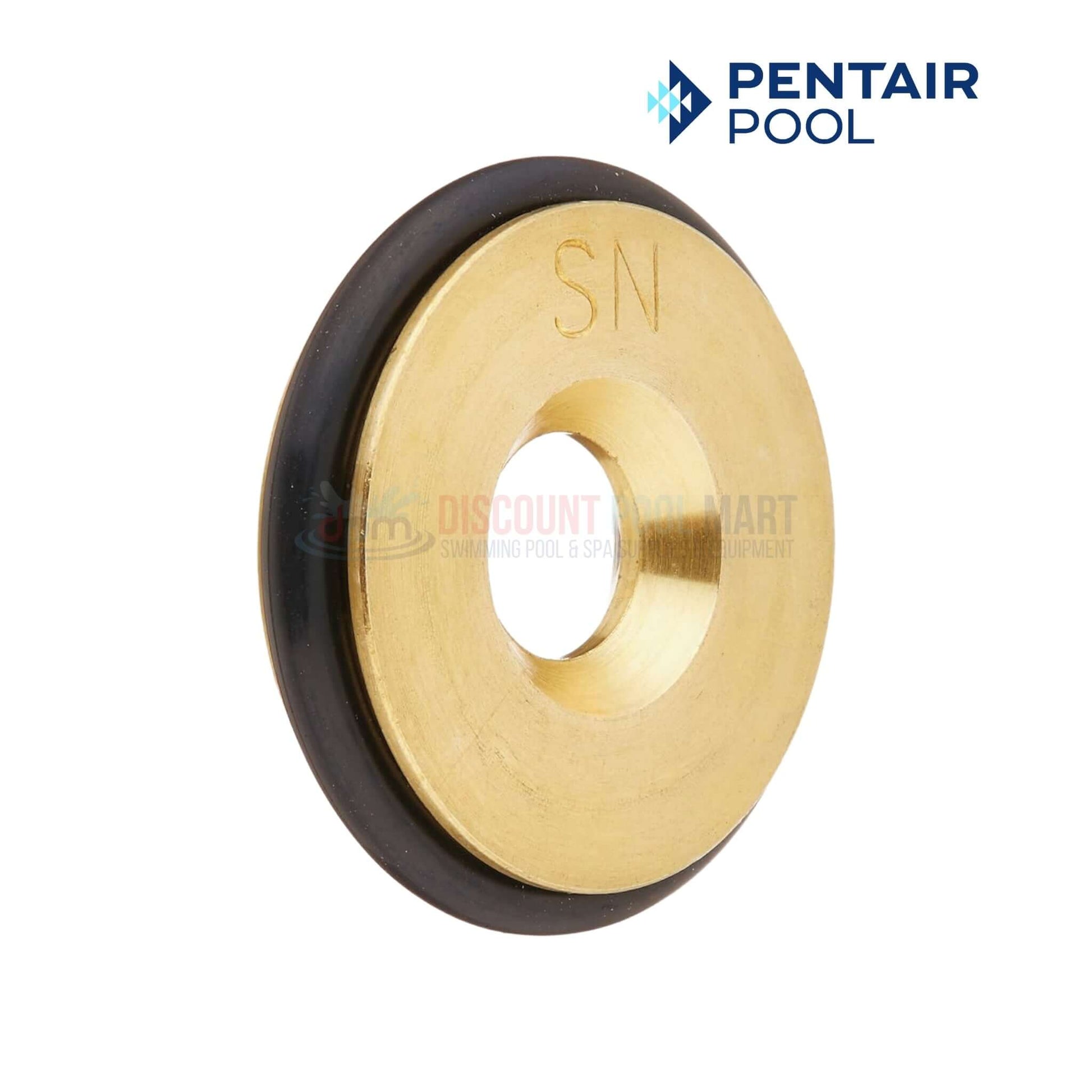 Pentair pool brass washer with rubber O-ring for MasterTemp heaters at Discount Pool Mart DPM.