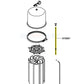 Pentair Purex Filter Rod Assembly 072867 parts diagram from Discount Pool Mart DPM, showcasing key components for pool filtration.